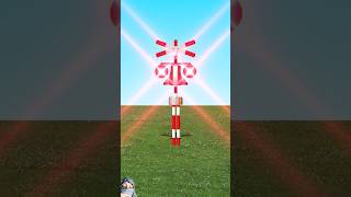 Railroad crossings with straws shorts shortfeeds viral tranding ytshorts ukgames [upl. by Volin395]