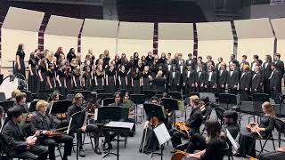 High school orchestra  band  choir concert  year end 2023  Wylie Texas USA p4 [upl. by Ydnal]