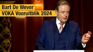 Bart De Wever op de VOKA Vooruitblik 2024 [upl. by Llibyc]