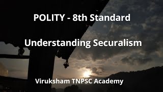 POLITY  Understanding Secularism  8th Standard  Viruksham TNPSC Academy [upl. by Airtemad]