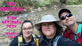 The Narrows Hike Zion National Park October 2022 [upl. by Eleumas844]