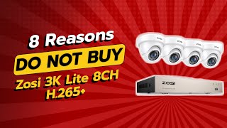 DONT BUY ZOSI 3K Lite 8CH H265 BEFORE WATCHING THIS VIDEO 🚫👀 [upl. by Aneleh]