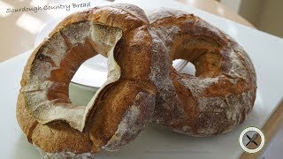 Sourdough Country Bread – Bruno Albouze [upl. by Ididn]