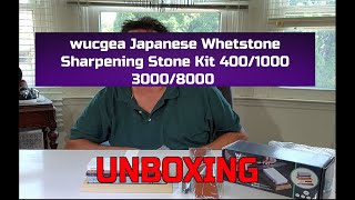 Wucgea Knife Sharpening Whetstone Kit  4001000  30008000 Grit [upl. by Joacimah]