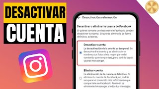 Como DESACTIVAR tu CUENTA de INSTAGRAM TEMPORALMENTE  Tutorial Paso a Paso [upl. by Nonohcle583]