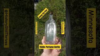 Dump Dig Find 1930s Minnesota Perfume Bottle Embossed Antique Glass oldbottles perfume 1930s [upl. by Byrne]