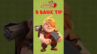 3 Basic tip for Builders Apprentice 🔥🔥 clashofclans coc clash gaming [upl. by Rehpotsyrhc]