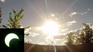 May 20 2012 Annular Solar Eclipse from Reno NV [upl. by Adnopoz]