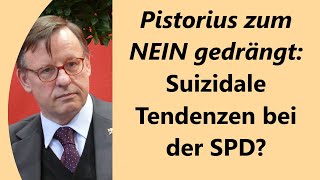 PistoriusVerzicht widerspricht Gewohnheiten und Traditionen der SPD  Was lief im Hintergrund [upl. by Renaud]