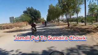 Karachi tour Jamali Pul to Sumaira Chowk [upl. by Cartie]