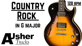 Country Rock Guitar Backing Track Jam in G major [upl. by Esimorp]