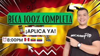 ¡Abrió una gran beca 100 completa aplica YA [upl. by Doig956]