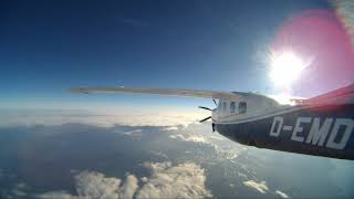 Flying over the volcanos of Kamtschatka with a Cessna P210 Silver Eagle [upl. by Row]