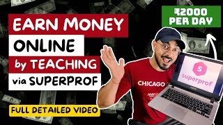 How to earn Money from Home by Teaching Online  via Superprof  The Roaming Freelancer [upl. by Aenad]