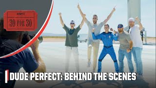 Dude Perfect BEHIND THE SCENES Outer space pickleball amp trick shots galore  ESPN 30 For 30 [upl. by Valentine]