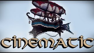 Minecraft  Steampunk Airship Sansara Cinematic [upl. by Morrell719]