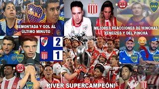 REACCIONES DE HINCHAS XENEIZES Y DEL PINCHA A RIVER SUPERCAMPEÓN 21 ESTUDIANTES CON REMONTADA ÉPICA [upl. by Lemire]