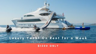 Rent a Boat or a Luxury Yacht near me in 2019 [upl. by Daeriam]