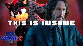 Keanu Reeves Is Officially Shadow the Hedgehog in Sonic 3 [upl. by Aerehs]