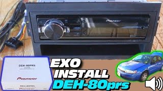 The SECRET to Installing Pioneer 80PRS Head Unit  How To Install DEH80prs Car Audio Stereo System [upl. by Edaw421]