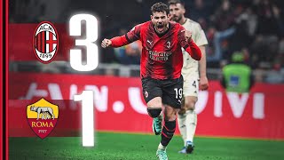 Giroud reaches double digits 🔟⚽  AC Milan 31 Roma  Highlights Serie A [upl. by Nimref]