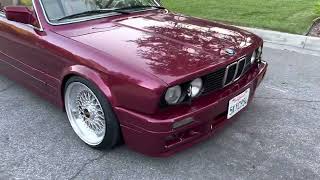 1990 E30 convertible Mtech 2 BBS RS  walk around 2 [upl. by Greerson214]