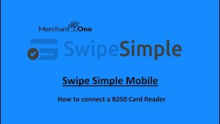 Swipe Simple Mobile  Adding a Swift B250 Card Reader  M1 Tech Support [upl. by Spada]