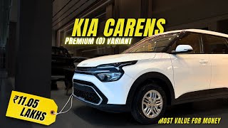 Kia Carens Base Model 2024 Review Features On Road Price [upl. by Eriam]