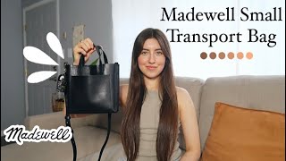 What’s in My Bag  Madewell Small Transport Bag  Review  Minimalist [upl. by Sabah]