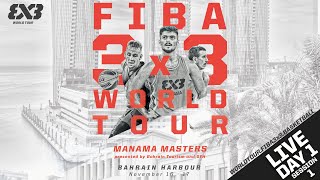 RELIVE  FIBA 3x3 World Tour Manama 2023  Day 1Session 1  3x3 Basketball [upl. by Kirad]