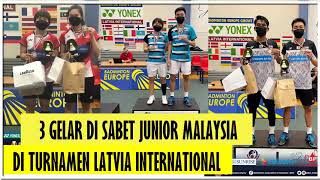 JUNIOR MALAYSIA RAIH 3 GELAR DI LATVIA INTERNATIONAL [upl. by Charlena]