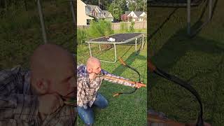 Shooting an arrowguide from a kneeling position archery shorts [upl. by Maguire]