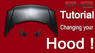 TUTORIAL  hood and hinges [upl. by Nosmirc464]