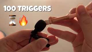 ASMR 100 TRIGGERS IN 3 MINUTES [upl. by Aneeuq]