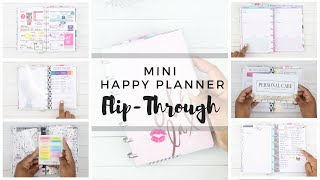 FLIPTHROUGH Of My Mini Happy Planner  At Home With Quita [upl. by Donela]