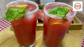 Refreshing Homemade Watermelon Juice  Watermelon Juice Recipe  Summer Special Drink [upl. by Gula]