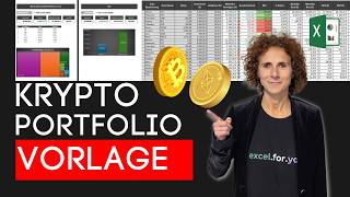 Excel Krypto Portfolio Tracking Vorlage [upl. by Eilsehc383]