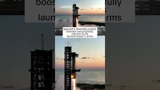 Space X booster returns to its launch towers arms [upl. by Earleen]