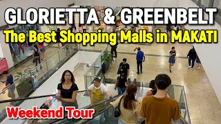 Makati City  GLORIETTA amp GREENBELT MALL TOUR 2023  The Best Shopping Malls of Makati PHILIPPINES [upl. by Aehcim]