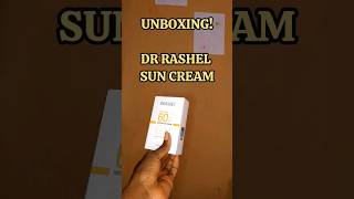 Dr Rashel Moisture Sun Cream UNBOXING Review White Cast skincare [upl. by Valeda660]