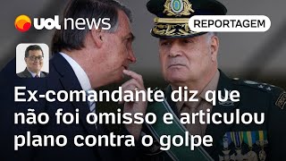 Excomandante do Exército diz que não foi omisso e articulou plano contra o golpe  Tales Faria [upl. by Suvart]