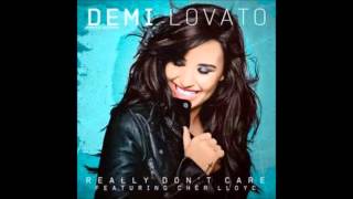 Demi Lovato Feat Cher Lloyd Really Dont Care Audio HD [upl. by Ellehsram]