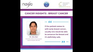 CancerInsights  Breast Conservation When is it feasible by Dr Nita Nair [upl. by Cynera306]