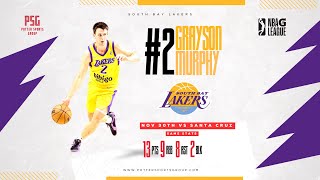 Grayson Murphy flirts with a Triple Double AGAIN for the South Bay Lakers [upl. by Petromilli316]