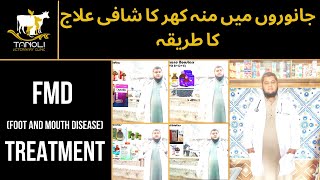 FMD Foot and Mouth DiseaseTreatment  DrZulfiqar Tanoli  Tanoli Veterinary Clinic with Subtitles [upl. by Anilave908]