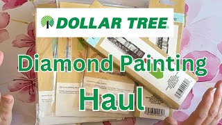 Dollar Tree Diamond Painting Haul  Unboxing  Diamond Art  Budget Friendly Crafts [upl. by Arua]