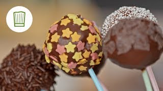 CakePops formen und verzieren  Chefkochde [upl. by Ahsinid]