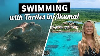 Akumal Mexico amp Yal Ku Lagoon  Travel Tips Food amp Snorkeling with Turtles [upl. by Stesha]