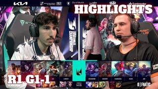 BDS vs FNC  Game 1 Highlights  Round 1 LEC 2024 Season Finals  Team BDS vs Fnatic G1 [upl. by Delgado]