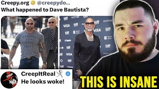 The Insane BACKLASH to Dave Bautista being Skinny TOXIC Male Body Standards need to END [upl. by Enaamuj371]